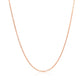 14K Rose Gold Diamond Cut Cable Link Chain 1.1Mm