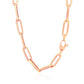 14K Rose Gold Wide Paperclip Chain (6.1Mm)