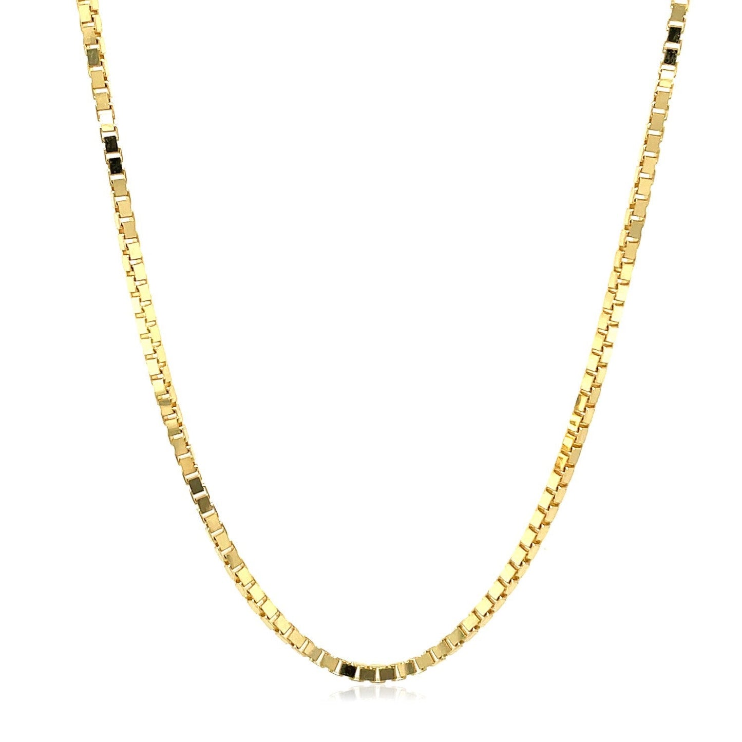 1.6Mm 14K Yellow Gold Classic Box Chain